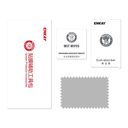 ENKAY Hat-Prince 0.33mm 9H 2.5D ขอบโค้งกระจกนิรภัยฟิล์มป้องกันสำหรับ iPad mini 2019, iPad mini 2019