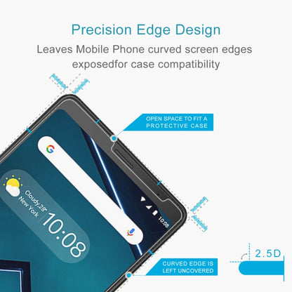 ฟิล์มกระจกนิรภัยป้องกันรอยขีดข่วน 9H 2.5D สำหรับ Lenovo Tab V7