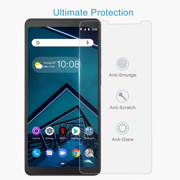 ฟิล์มกระจกนิรภัยป้องกันรอยขีดข่วน 9H 2.5D สำหรับ Lenovo Tab V7