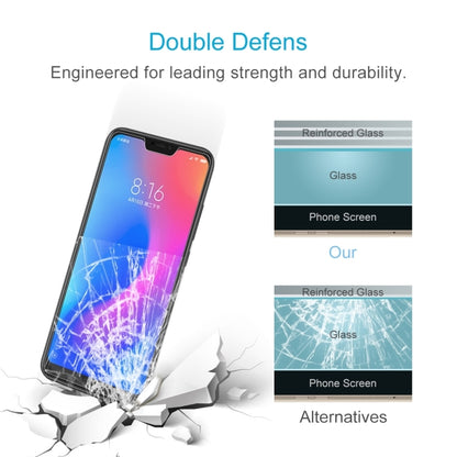 10 ชิ้น 0.26 มิลลิเมตร 9H ความแข็งพื้นผิว 2.5D ขอบโค้งฟิล์มกระจกนิรภัยสำหรับ Xiaomi R Edmi หมายเหตุ 6 Pro