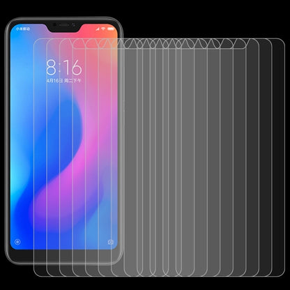 100 ชิ้น 0.26 มิลลิเมตร 9H ความแข็งพื้นผิว 2.5D ขอบโค้งฟิล์มกระจกนิรภัยสำหรับ Xiaomi R Edmi หมายเหตุ 6 Pro