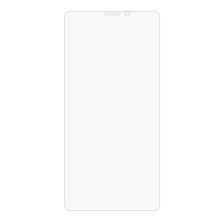 ฟิล์มป้องกันกระจกนิรภัยขอบโค้ง 0.26 มม. 9H 2.5D สำหรับ Meizu M8