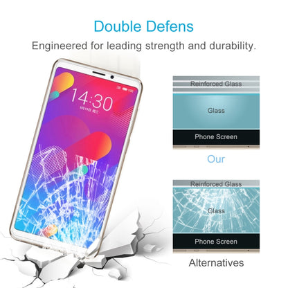 ฟิล์มป้องกันกระจกนิรภัยขอบโค้ง 0.26 มม. 9H 2.5D สำหรับ Meizu M8