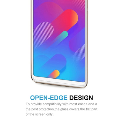 ฟิล์มป้องกันกระจกนิรภัยขอบโค้ง 0.26 มม. 9H 2.5D สำหรับ Meizu M8