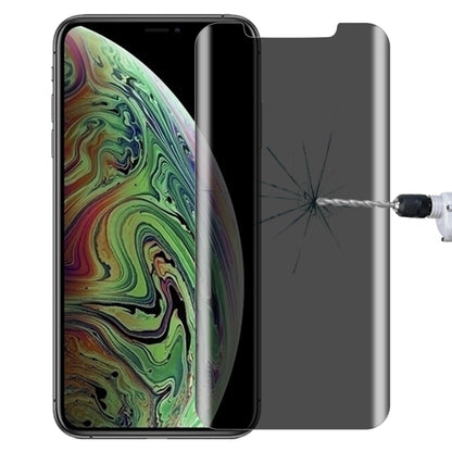 สำหรับ iPhone XS Max 0.4 มม. 9H ความแข็งพื้นผิวความเป็นส่วนตัว 180 องศาป้องกันแสงสะท้อนปกป้องหน้าจอ, For iPhone XS Max (1 PC)