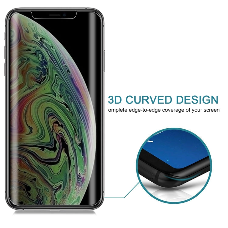 สำหรับ iPhone XS Max 0.4 มม. 9H ความแข็งพื้นผิวความเป็นส่วนตัว 180 องศาป้องกันแสงสะท้อนปกป้องหน้าจอ, For iPhone XS Max (1 PC)
