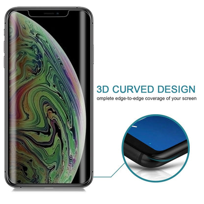 สำหรับ iPhone XS Max 0.4 มม. 9H ความแข็งพื้นผิวความเป็นส่วนตัว 180 องศาป้องกันแสงสะท้อนปกป้องหน้าจอ, For iPhone XS Max (1 PC)
