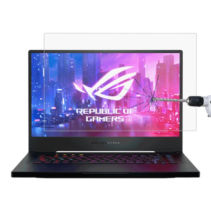 หน้าจอแล็ปท็อป HD กระจกนิรภัยฟิล์มป้องกันสำหรับ ASUS ROG Zephyrus M GU502 15.6 นิ้ว, For ASUS ROG Zephyrus M 15.6 inch