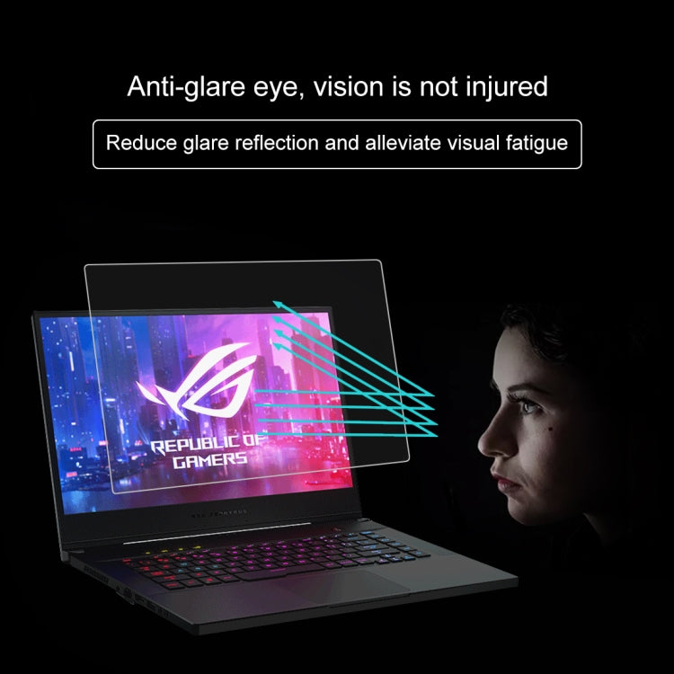 หน้าจอแล็ปท็อป HD กระจกนิรภัยฟิล์มป้องกันสำหรับ ASUS ROG Zephyrus M GU502 15.6 นิ้ว, For ASUS ROG Zephyrus M 15.6 inch