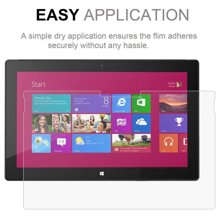 2 ชิ้น 3H มืออาชีพกระดาษพื้นผิวหน้าจอฟิล์มดินสอร่างฟิล์มสำหรับ Microsoft Surface Pro 4/5/6/7, For Microsoft Surface Pro 4 / 5 / 6 / 7