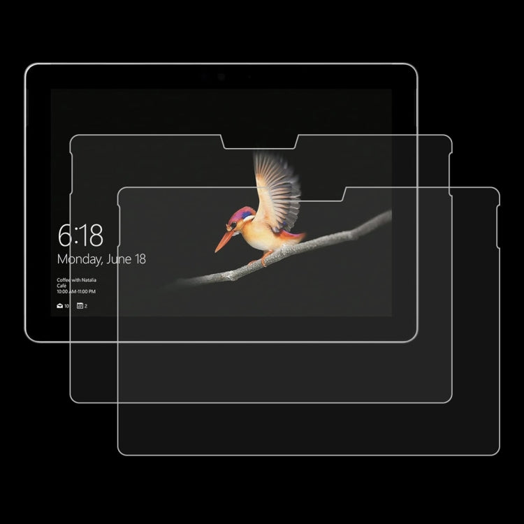 2 ชิ้นสำหรับ Microsoft Surface Go 2 9H 2.5D ฟิล์มกระจกนิรภัยป้องกันการระเบิด, For Microsoft Surface Go 2 (2 PCS)