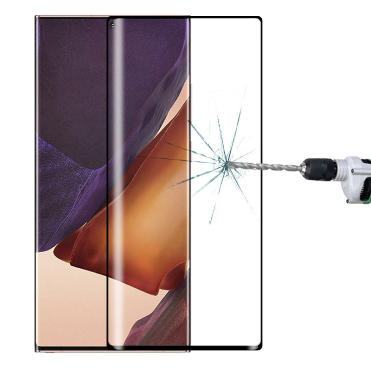 สำหรับ Samsung Galaxy Note20 Ultra 3D Curved Edge ฟิล์มกระจกนิรภัยแบบเต็มหน้าจอ, For Samsung Galaxy Note20 Ultra