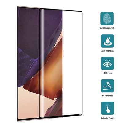 สำหรับ Samsung Galaxy Note20 Ultra 3D Curved Edge ฟิล์มกระจกนิรภัยแบบเต็มหน้าจอ, For Samsung Galaxy Note20 Ultra