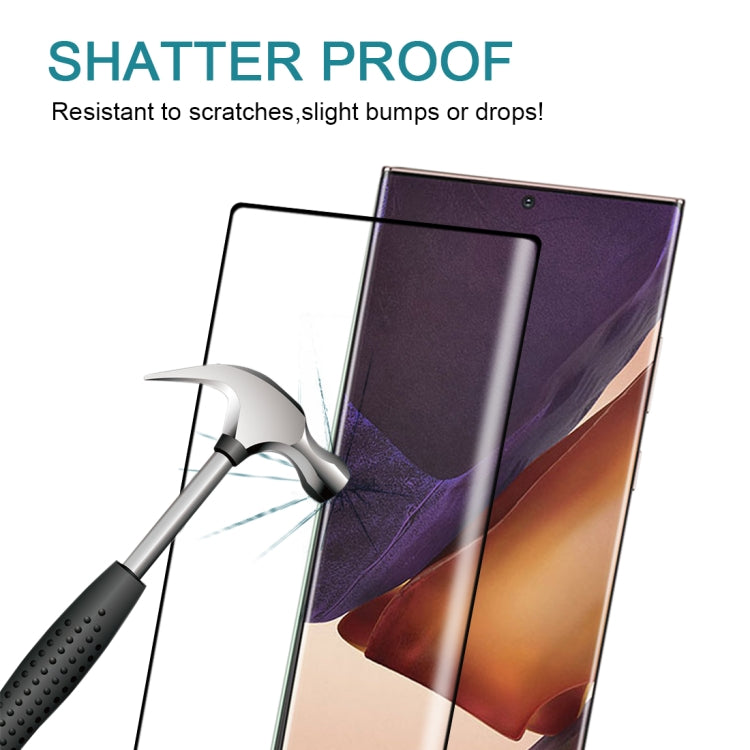 สำหรับ Samsung Galaxy Note20 Ultra 25 ชิ้น 3D Curved Edge ฟิล์มกระจกนิรภัยแบบเต็มหน้าจอ, For Samsung Galaxy Note20 Ultra
