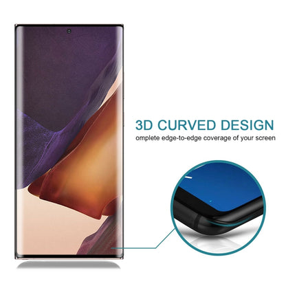 สำหรับ Samsung Galaxy Note20 Ultra 25 ชิ้น 3D Curved Edge ฟิล์มกระจกนิรภัยแบบเต็มหน้าจอ, For Samsung Galaxy Note20 Ultra
