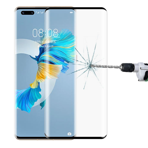 สำหรับ Huawei Mate 40 Pro 3D ขอบโค้งแบบเต็มหน้าจอฟิล์มกระจกนิรภัย, For Huawei Mate 40 Pro