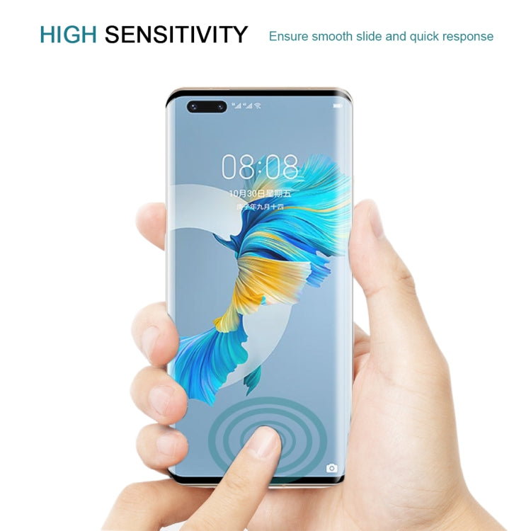 สำหรับ Huawei Mate 40 Pro 25 ชิ้น 3D Curved Edge ฟิล์มกระจกนิรภัยแบบเต็มหน้าจอ, For Huawei Mate 40 Pro
