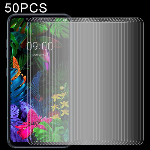 สำหรับ LG G8s ThinQ 50 ชิ้น 0.26mm 9H 2.5D ฟิล์มกระจกนิรภัย, For LG G8s ThinQ
