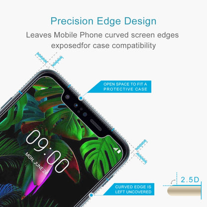 สำหรับ LG G8s ThinQ 50 ชิ้น 0.26mm 9H 2.5D ฟิล์มกระจกนิรภัย, For LG G8s ThinQ