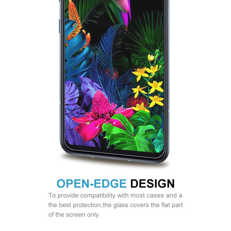 สำหรับ LG G8s ThinQ 50 ชิ้น 0.26mm 9H 2.5D ฟิล์มกระจกนิรภัย, For LG G8s ThinQ