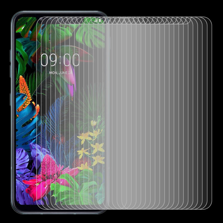 สำหรับ LG G8s ThinQ 50 ชิ้น 0.26mm 9H 2.5D ฟิล์มกระจกนิรภัย, For LG G8s ThinQ