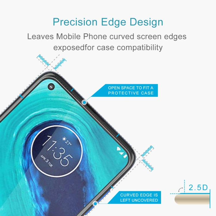 สำหรับ Motorola Moto G8 10 ชิ้น 0.26mm 9H 2.5D ฟิล์มกระจกนิรภัย, For Motorola Moto G8