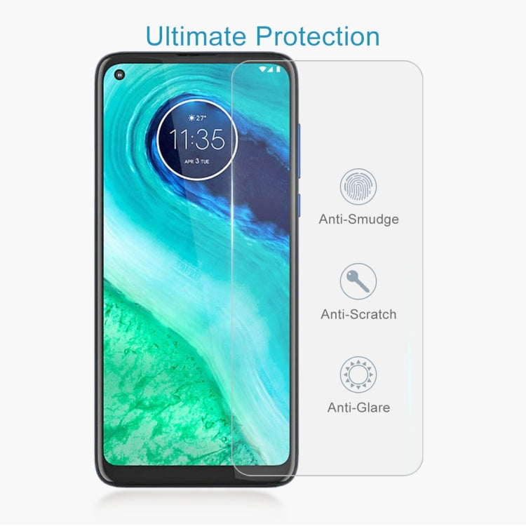 สำหรับ Motorola Moto G8 10 ชิ้น 0.26mm 9H 2.5D ฟิล์มกระจกนิรภัย, For Motorola Moto G8