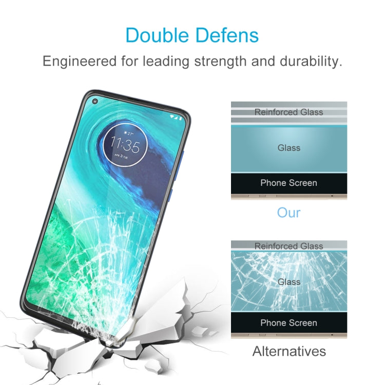 สำหรับ Motorola Moto G8 0.26mm 9H 2.5D ฟิล์มกระจกนิรภัย, For Motorola Moto G8