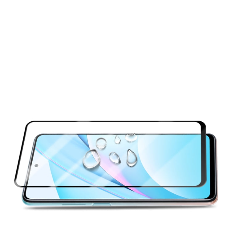 mocolo 0.33mm 9H 2.5D เต็มกาวผ้าไหมพิมพ์ฟิล์มกระจกนิรภัยสำหรับ Xiaomi Mi 10T Lite รองรับการปลดล็อคลายนิ้วมือ, For Xiaomi Mi 10T Lite