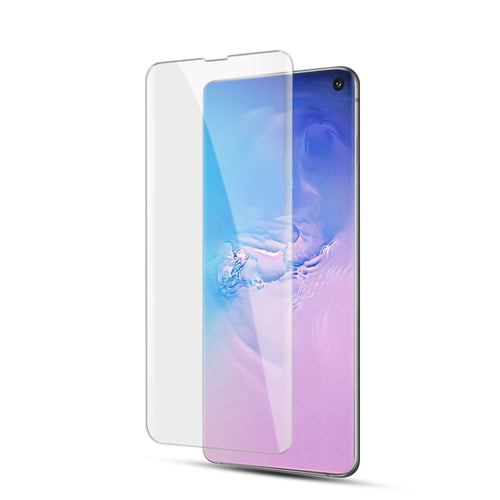 กระจกนิรภัยกาวเต็มโค้ง UV สำหรับ Galaxy S10 รองรับการปลดล็อคลายนิ้วมือ, For Galaxy S10(1 PC)(Full Glue)