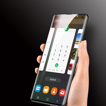กระจกนิรภัยกาวเต็มโค้ง UV สำหรับ Galaxy S10 รองรับการปลดล็อคลายนิ้วมือ, For Galaxy S10(1 PC)(Full Glue)