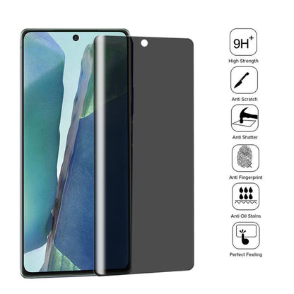 สำหรับ Samsung Galaxy Note20 9H 3D โค้งป้องกันการแอบดูแบบเต็มหน้าจอฟิล์มกระจกนิรภัย, For Samsung Galaxy Note20