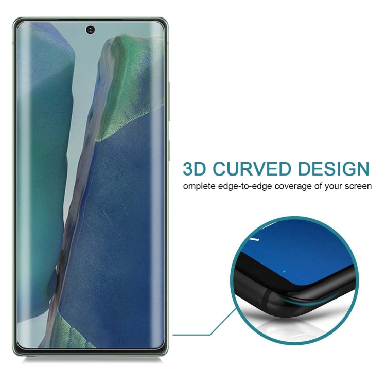 สำหรับ Samsung Galaxy Note20 9H 3D โค้งป้องกันการแอบดูแบบเต็มหน้าจอฟิล์มกระจกนิรภัย, For Samsung Galaxy Note20