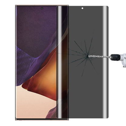 สำหรับ Samsung Galaxy Note20 Ultra 9H 3D โค้งป้องกันการแอบดูแบบเต็มหน้าจอฟิล์มกระจกนิรภัย, For Samsung Galaxy Note20 Ultra