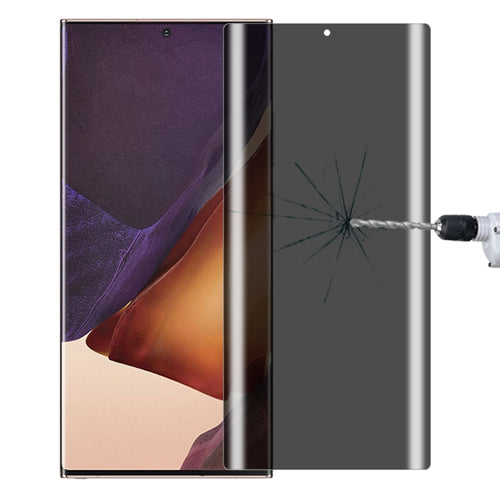 สำหรับ Samsung Galaxy Note20 Ultra 9H 3D โค้งป้องกันการแอบดูแบบเต็มหน้าจอฟิล์มกระจกนิรภัย, For Samsung Galaxy Note20 Ultra