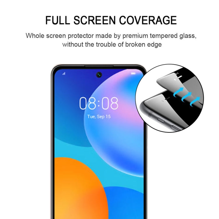 สำหรับ Huawei P สมาร์ท 2021 ฟิล์มกระจกนิรภัยแบบเต็มกาวเต็มหน้าจอ, For Huawei P Smart 2021(1 PC)