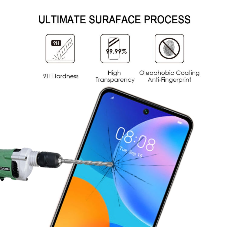 สำหรับ Huawei P สมาร์ท 2021 ฟิล์มกระจกนิรภัยแบบเต็มกาวเต็มหน้าจอ, For Huawei P Smart 2021(1 PC)