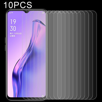สำหรับ OPPO A31 (2020) 10 ชิ้น 0.26mm 9H 2.5D ฟิล์มกระจกนิรภัย, For OPPO A31 (2020) (10 PCS)