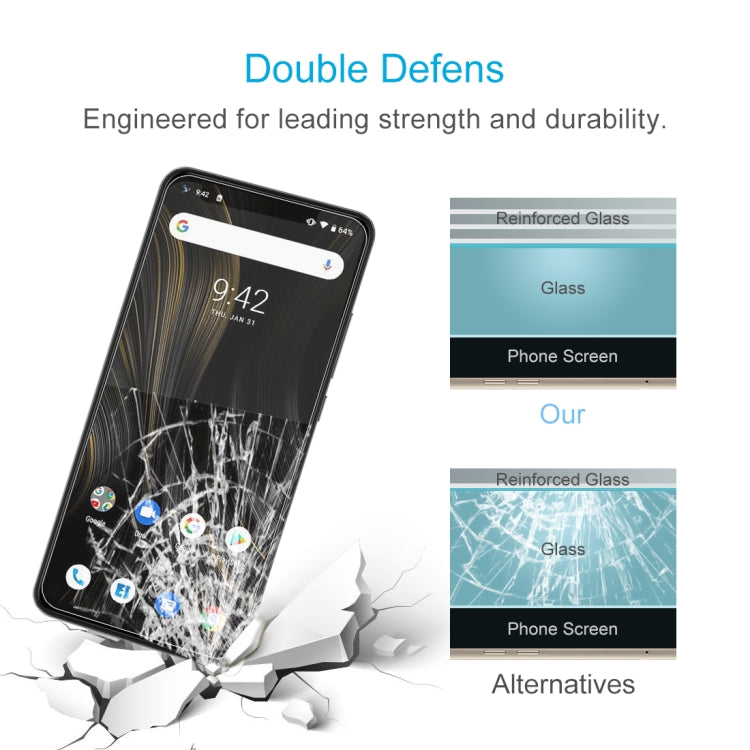 สำหรับ UMIDIGI Power 3 0.26mm 9H 2.5D ฟิล์มกระจกนิรภัย, For UMIDIGI Power 3 (1 PC)