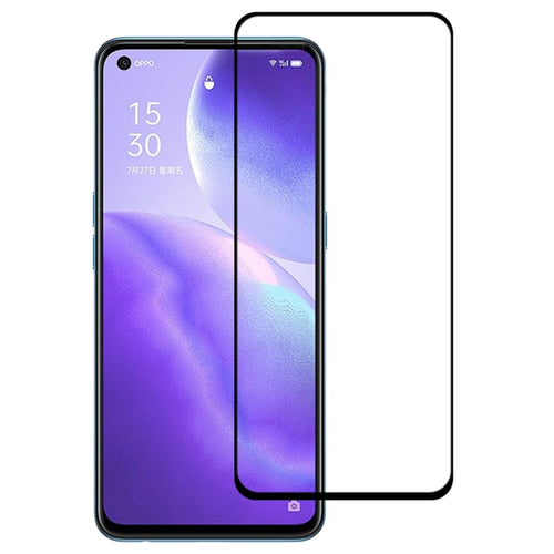 สำหรับ OPPO Reno5 5G/4G กาวเต็มหน้าจอฟิล์มกระจกนิรภัย