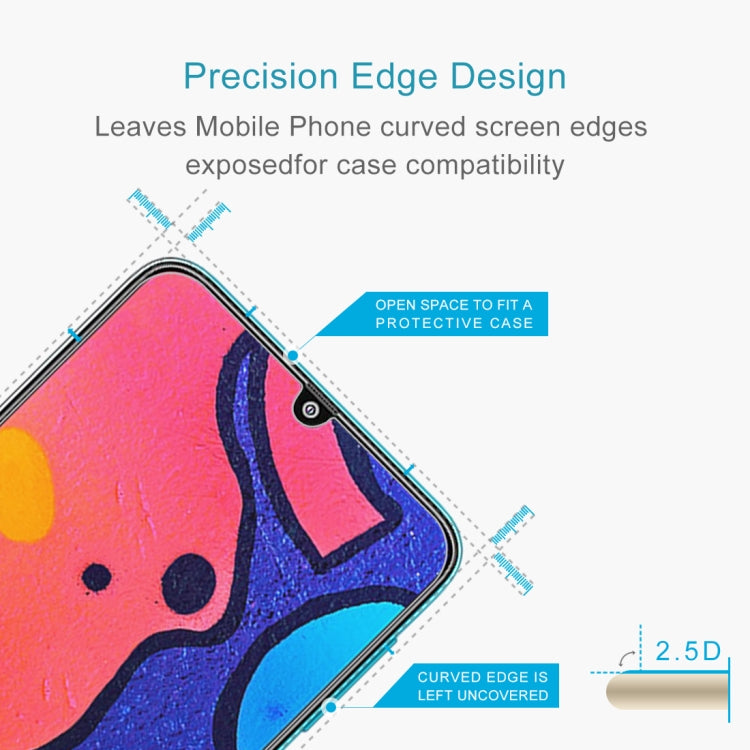 สำหรับ Samsung Galaxy F41 50 ชิ้น 0.26mm 9H 2.5D ฟิล์มกระจกนิรภัย