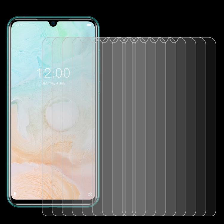 10 ชิ้นสำหรับ Doogee N20 Pro 0.26mm 9H 2.5D ฟิล์มกระจกนิรภัย, For Doogee N20 Pro 10 PCS