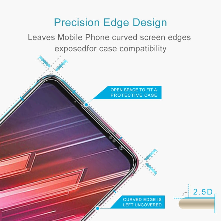 สำหรับนูเบียเรดเมจิก 6 / 6 Pro 10 ชิ้น 0.26 มิลลิเมตร 9H ความแข็งพื้นผิว 2.5D กระจกนิรภัยป้องกันการระเบิดไม่เต็มหน้าจอฟิล์ม, For Nubia Red Magic 6 / 6 Pro (10 PCS)