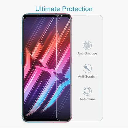 สำหรับนูเบียเรดเมจิก 6 / 6 Pro 10 ชิ้น 0.26 มิลลิเมตร 9H ความแข็งพื้นผิว 2.5D กระจกนิรภัยป้องกันการระเบิดไม่เต็มหน้าจอฟิล์ม, For Nubia Red Magic 6 / 6 Pro (10 PCS)