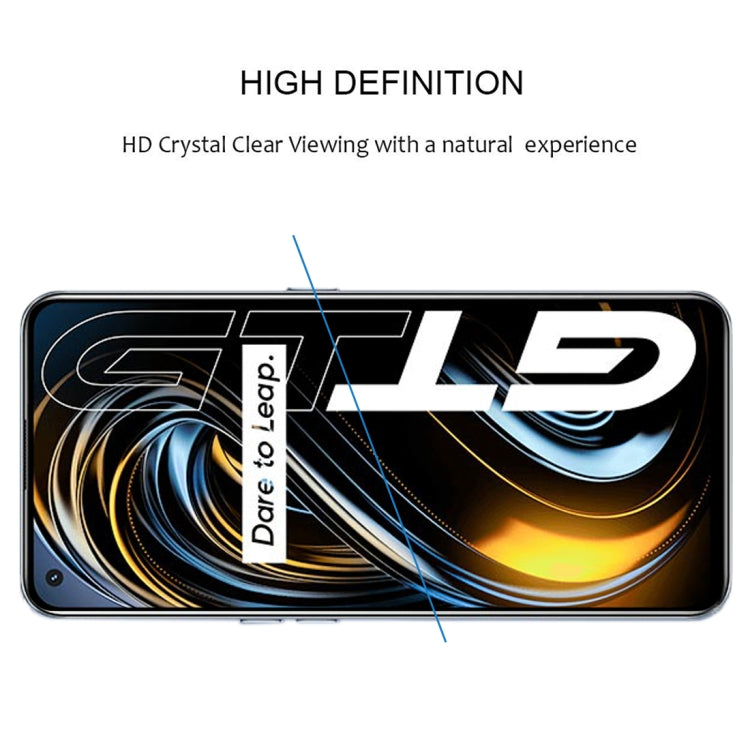 สำหรับ OPPO Realme GT 5G/Realme GT Master Full กาวคลุมทั้งหมดปกป้องหน้าจอฟิล์มกระจกนิรภัย, For OPPO Realme GT 5G / Realme GT Master (1 PC)