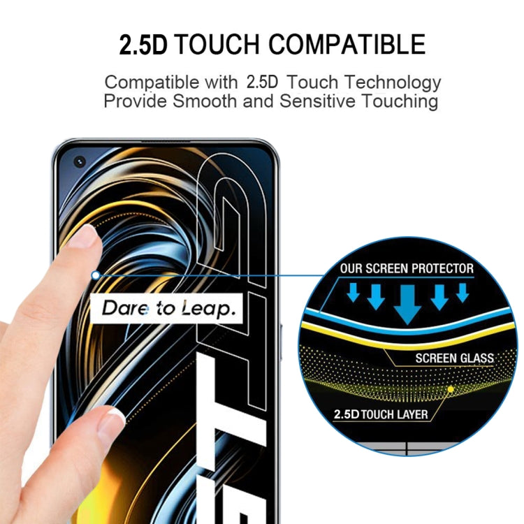 สำหรับ OPPO Realme GT 5G/Realme GT Master Full กาวคลุมทั้งหมดปกป้องหน้าจอฟิล์มกระจกนิรภัย, For OPPO Realme GT 5G / Realme GT Master (1 PC)