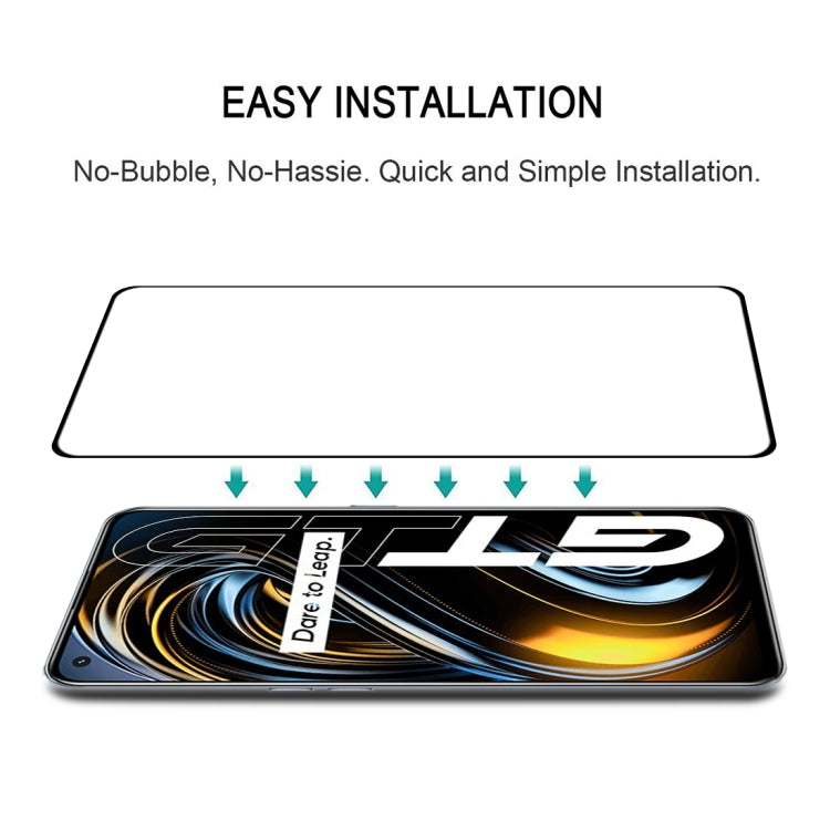 สำหรับ OPPO Realme GT 5G/Realme GT Master Full กาวคลุมทั้งหมดปกป้องหน้าจอฟิล์มกระจกนิรภัย, For OPPO Realme GT 5G / Realme GT Master (1 PC)