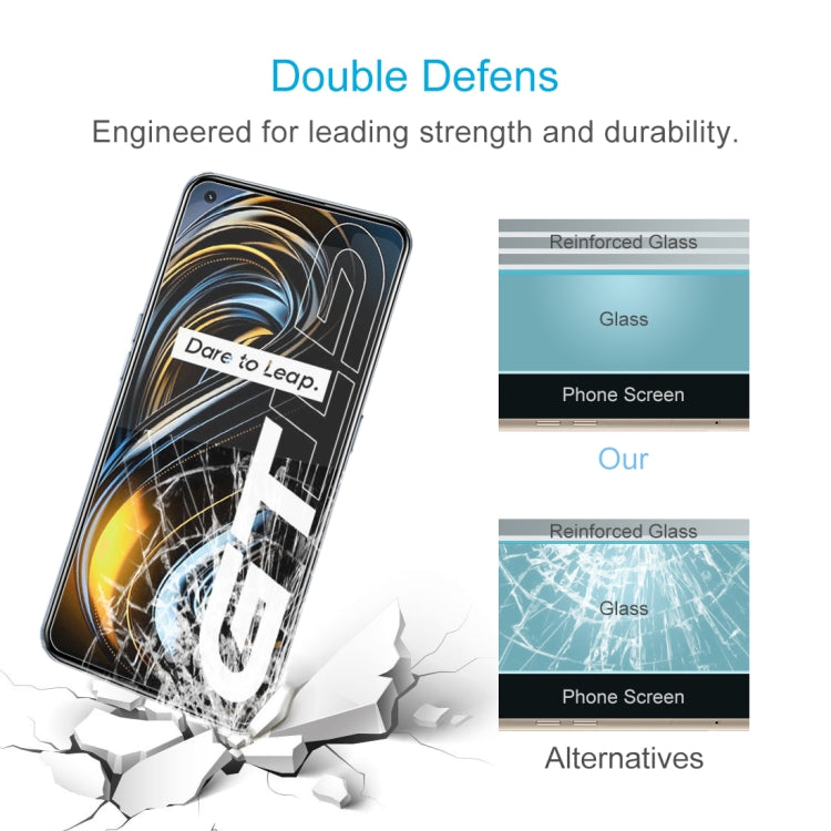 สำหรับ OPPO Realme GT 5G / Realme GT Master 2.5D ฟิล์มกระจกนิรภัยไม่เต็มหน้าจอ, For OPPO Realme GT 5G / Realme GT Master (1 PCS)