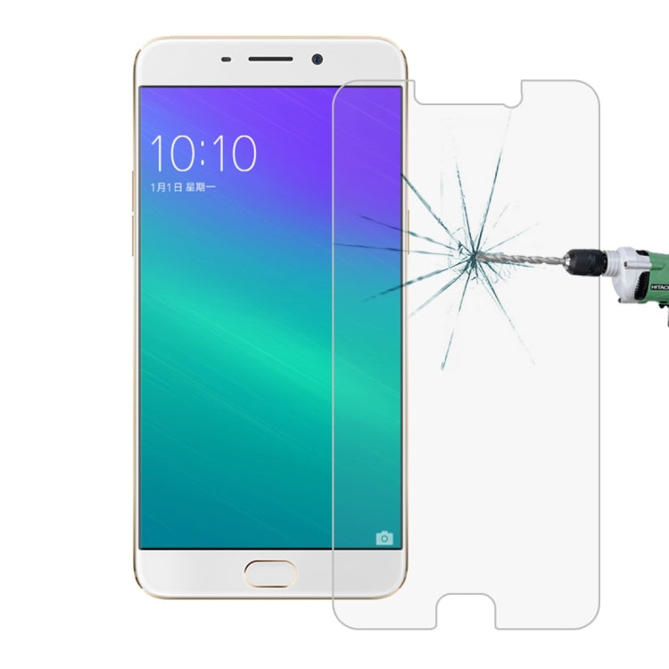 สำหรับ OPPO R9 0.26mm 9H ความแข็งพื้นผิว 2.5D ฟิล์มกันรอยนิรภัยป้องกันการระเบิด