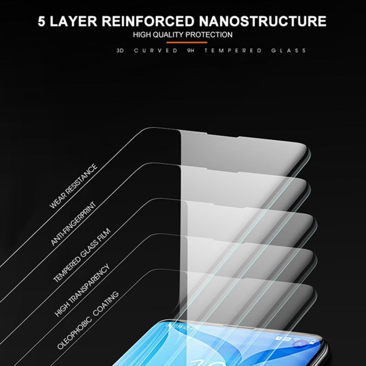 สำหรับ Xiaomi Mi 10S 5G UV Liquid Curved Full กาวกระจกนิรภัย, For Xiaomi Mi 10S 5G